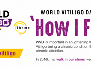 World Vitiligo Dayn 25, June 2016 Theme WALK IN OUR SHOES VITSAF World Vitiligo Day Weekend campaign