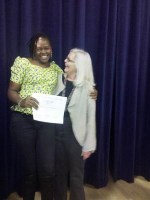 Ogo Maduewesi and Olga Gladkikh the course facilitator